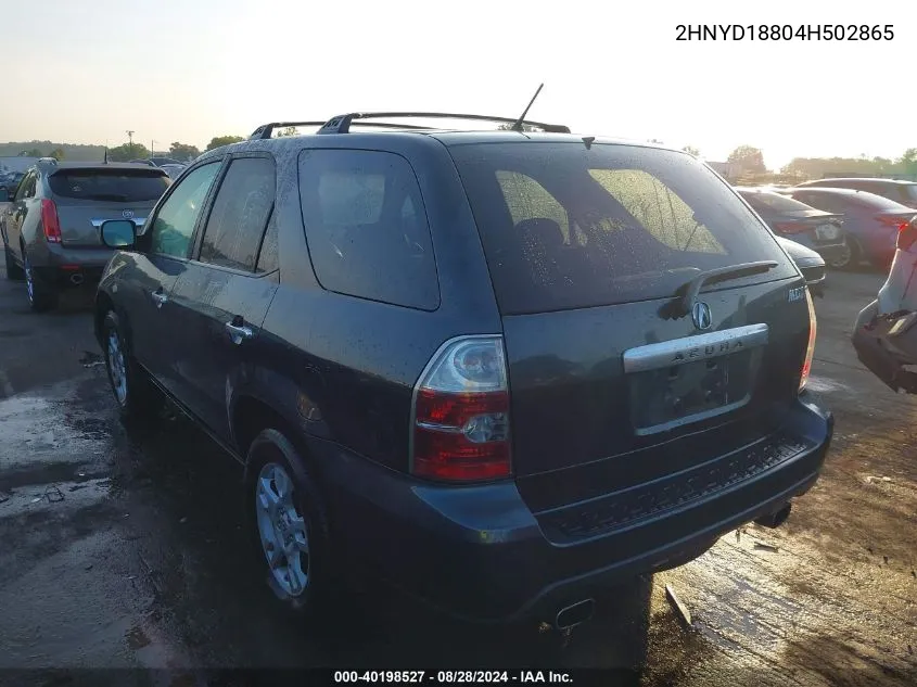 2HNYD18804H502865 2004 Acura Mdx