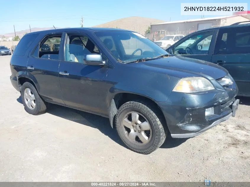 2HNYD18224H521932 2004 Acura Mdx