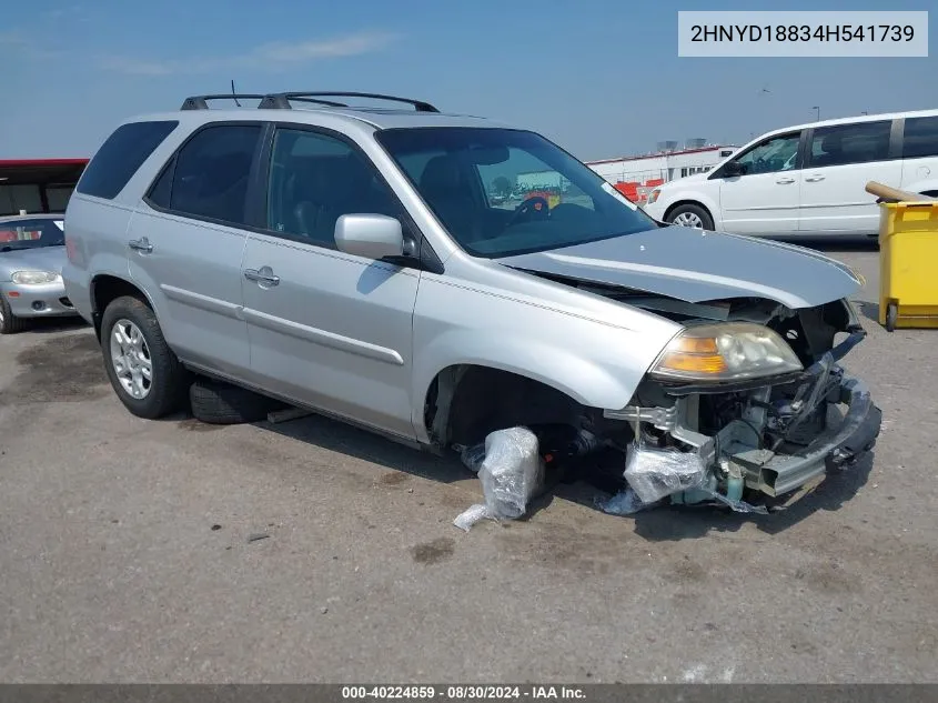 2004 Acura Mdx VIN: 2HNYD18834H541739 Lot: 40224859