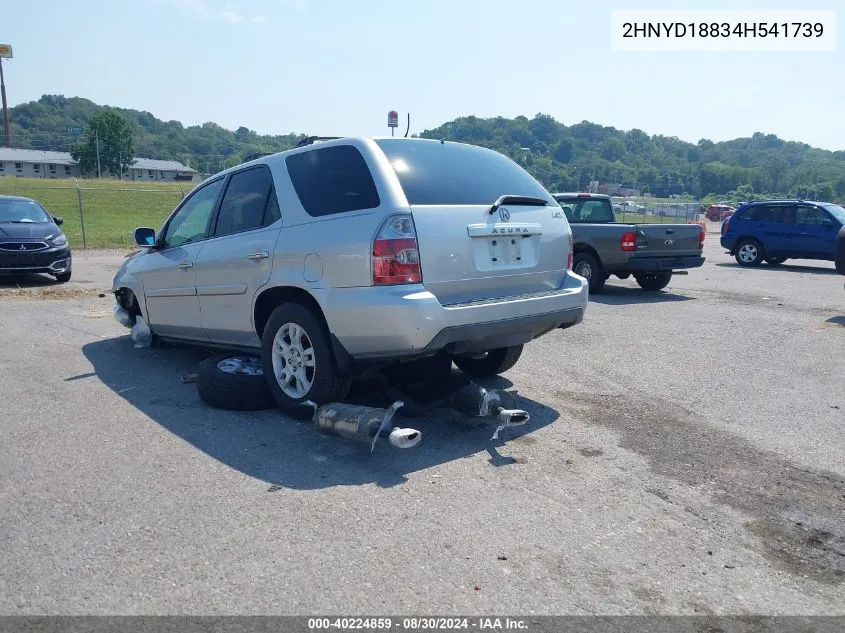 2004 Acura Mdx VIN: 2HNYD18834H541739 Lot: 40224859