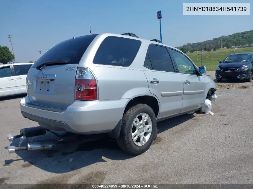 2004 Acura Mdx VIN: 2HNYD18834H541739 Lot: 40224859