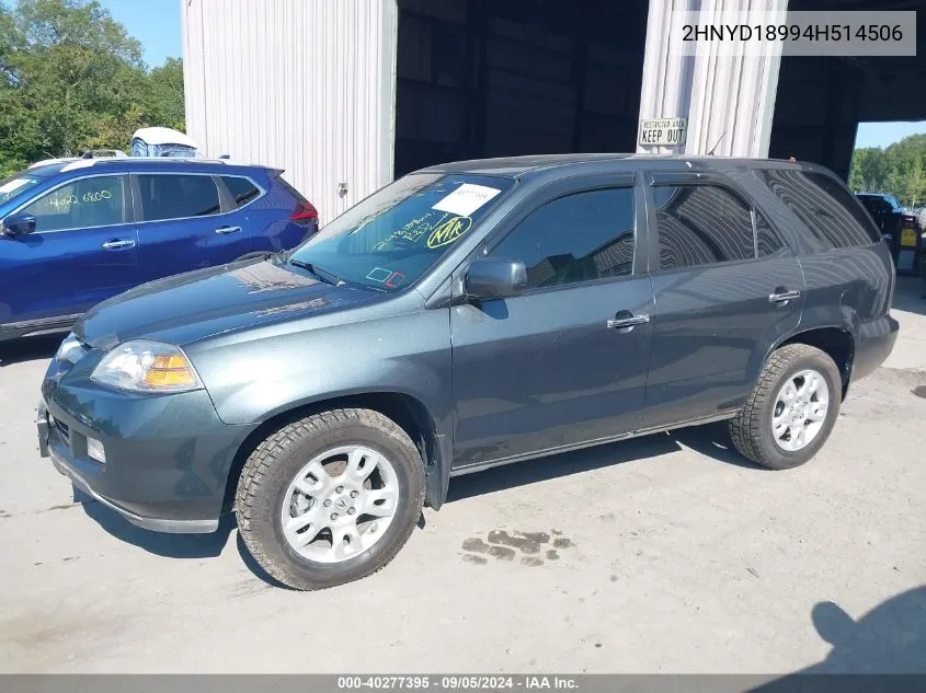 2HNYD18994H514506 2004 Acura Mdx