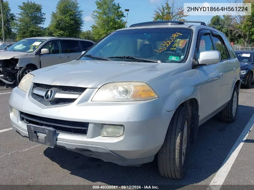 2004 Acura Mdx Touring VIN: 2HNYD18664H561224 Lot: 40330081