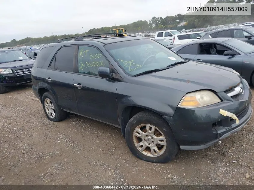 2004 Acura Mdx VIN: 2HNYD18914H557009 Lot: 40368472