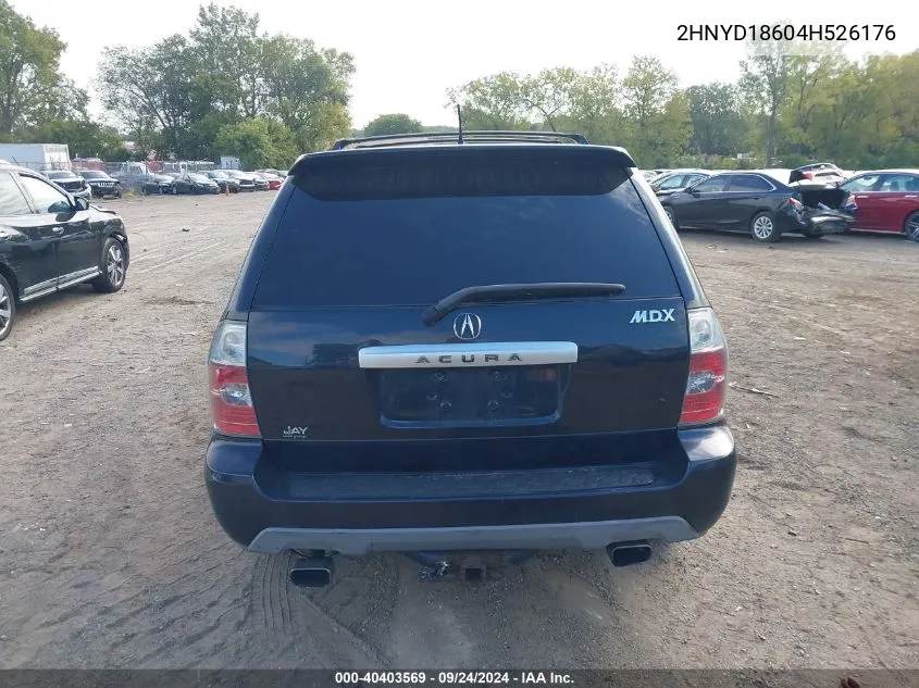 2HNYD18604H526176 2004 Acura Mdx Touring