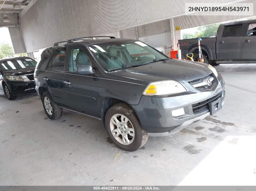 2004 Acura Mdx VIN: 2HNYD18954H543971 Lot: 40422911