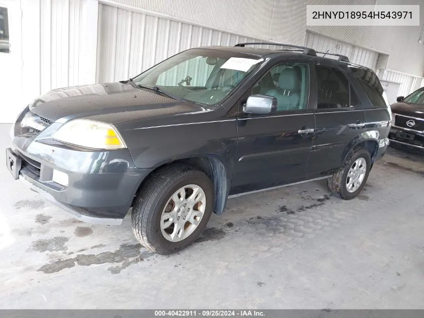 2004 Acura Mdx VIN: 2HNYD18954H543971 Lot: 40422911