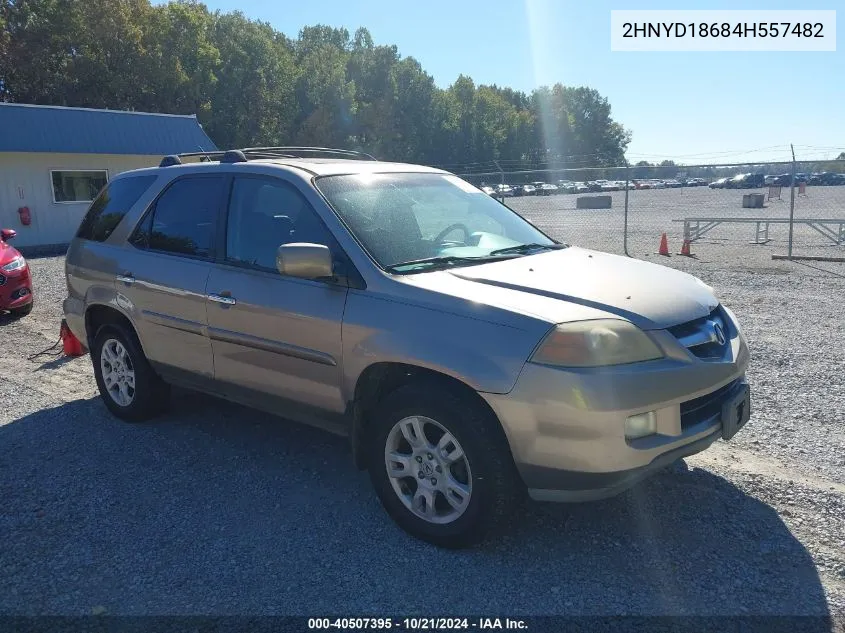 2004 Acura Mdx VIN: 2HNYD18684H557482 Lot: 40507395