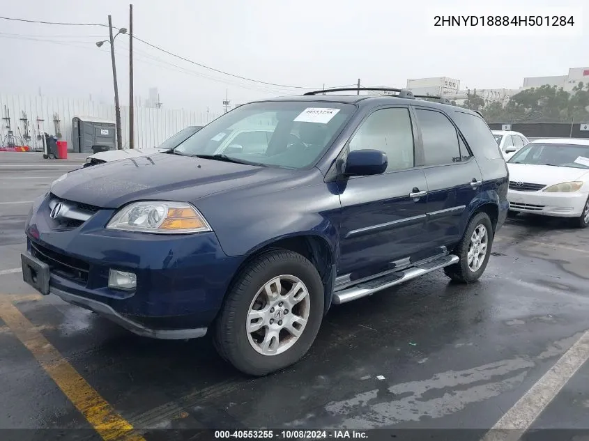 2004 Acura Mdx Touring VIN: 2HNYD18884H501284 Lot: 40553255