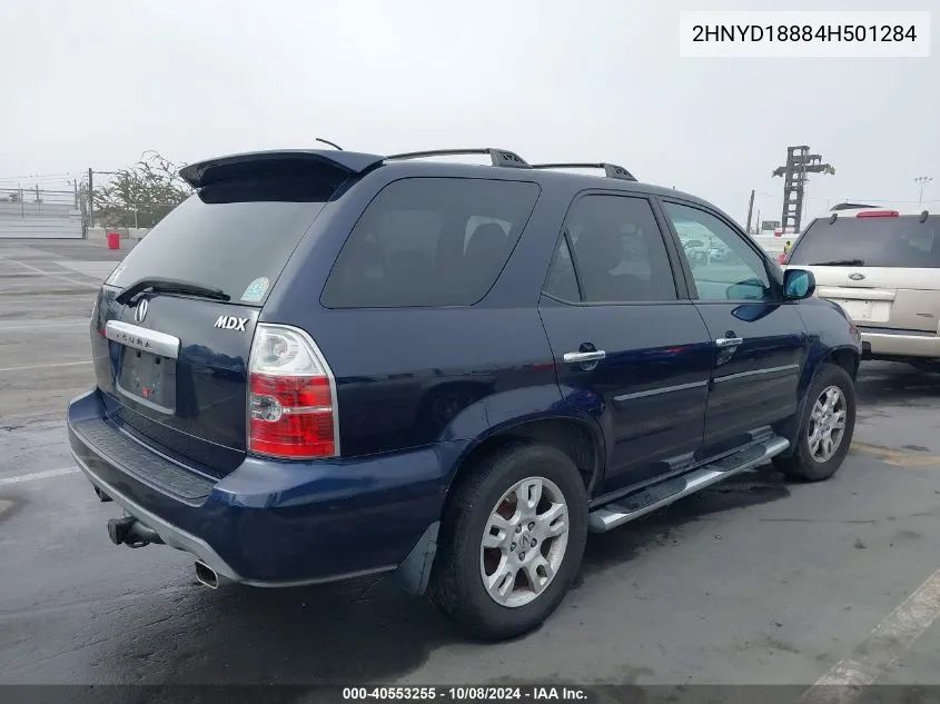 2004 Acura Mdx Touring VIN: 2HNYD18884H501284 Lot: 40553255