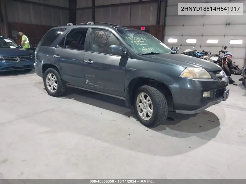 2004 Acura Mdx VIN: 2HNYD18814H541917 Lot: 40556350