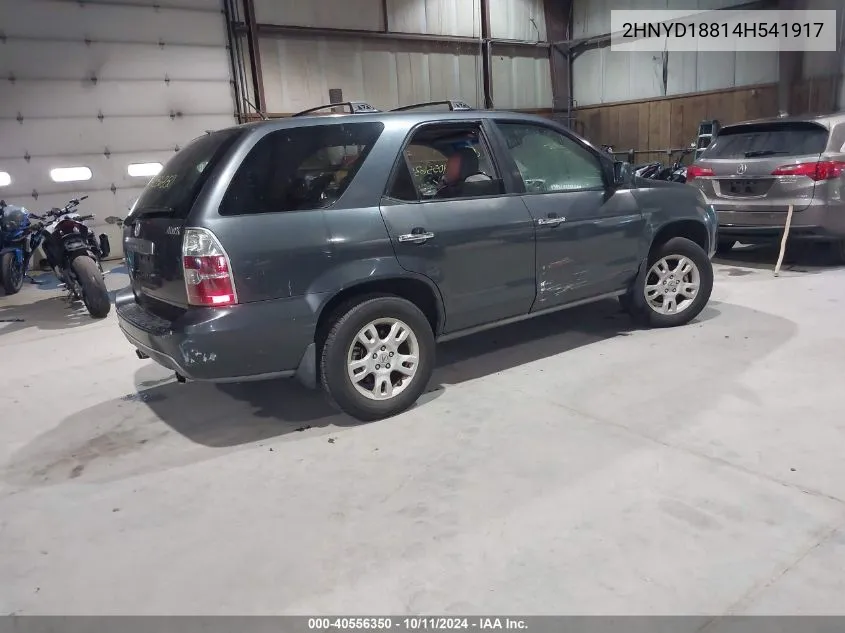 2004 Acura Mdx VIN: 2HNYD18814H541917 Lot: 40556350