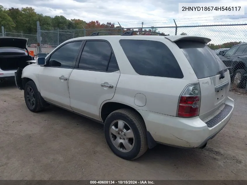 2004 Acura Mdx VIN: 2HNYD18674H546117 Lot: 40608134