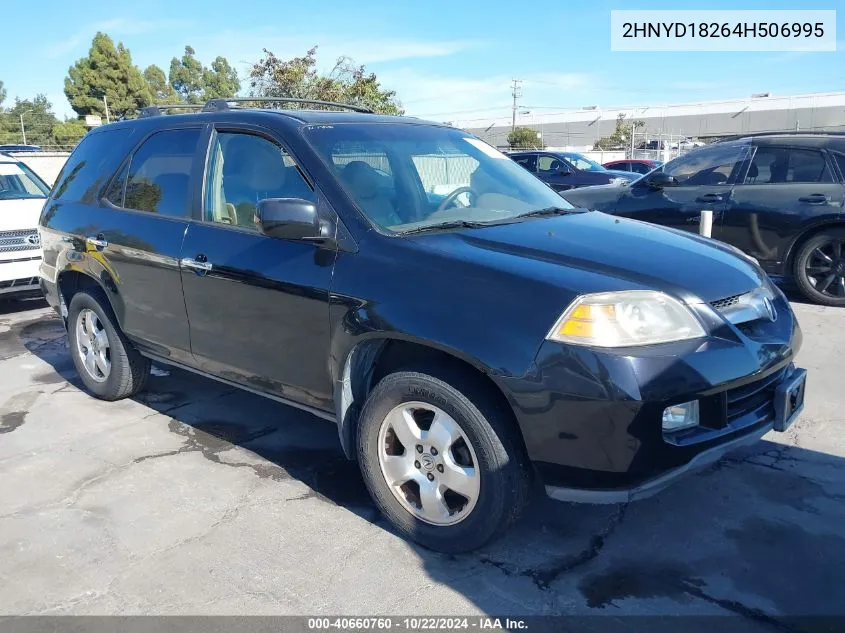 2004 Acura Mdx VIN: 2HNYD18264H506995 Lot: 40660760