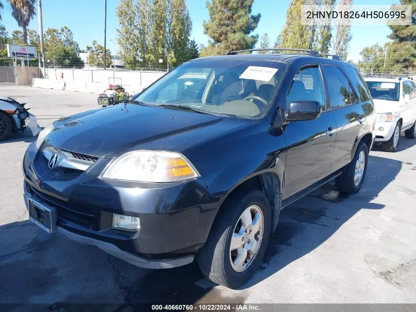 2004 Acura Mdx VIN: 2HNYD18264H506995 Lot: 40660760