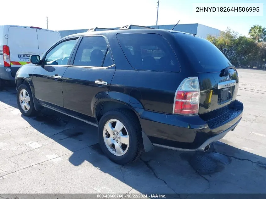 2004 Acura Mdx VIN: 2HNYD18264H506995 Lot: 40660760