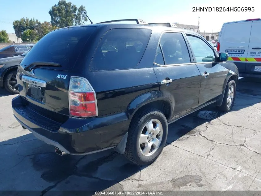 2004 Acura Mdx VIN: 2HNYD18264H506995 Lot: 40660760