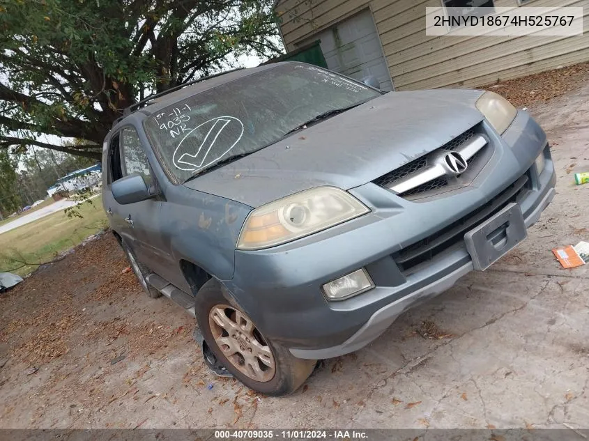 2004 Acura Mdx VIN: 2HNYD18674H525767 Lot: 40709035