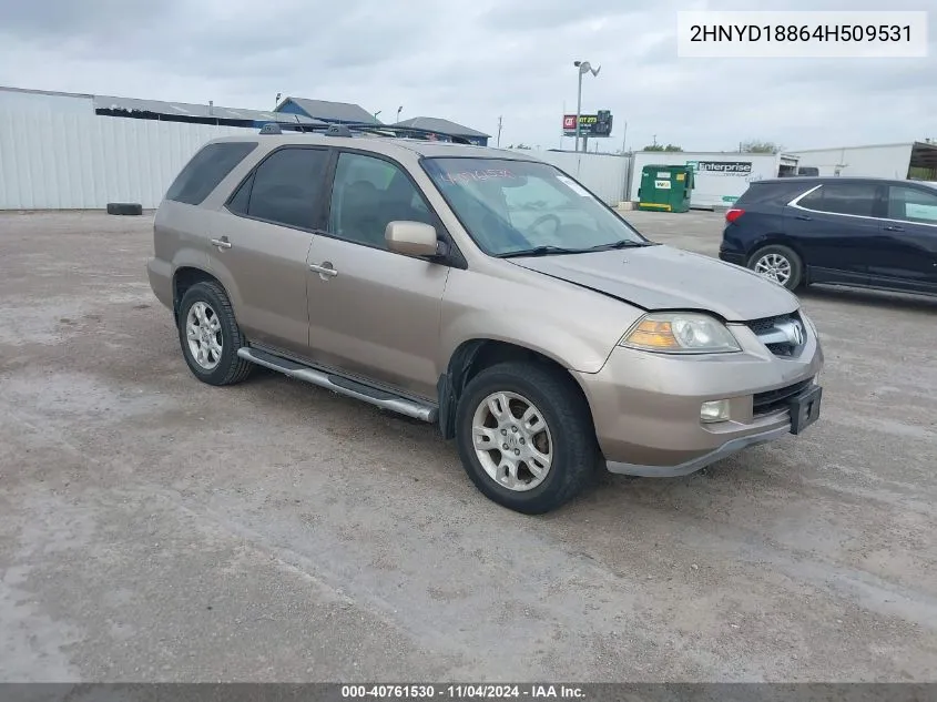 2004 Acura Mdx Touring VIN: 2HNYD18864H509531 Lot: 40761530