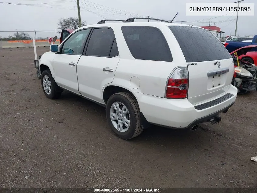 2004 Acura Mdx VIN: 2HNYD18894H557895 Lot: 40802545