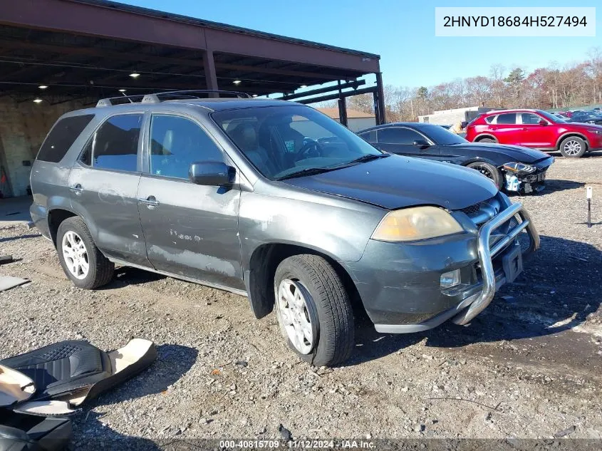 2004 Acura Mdx VIN: 2HNYD18684H527494 Lot: 40815709