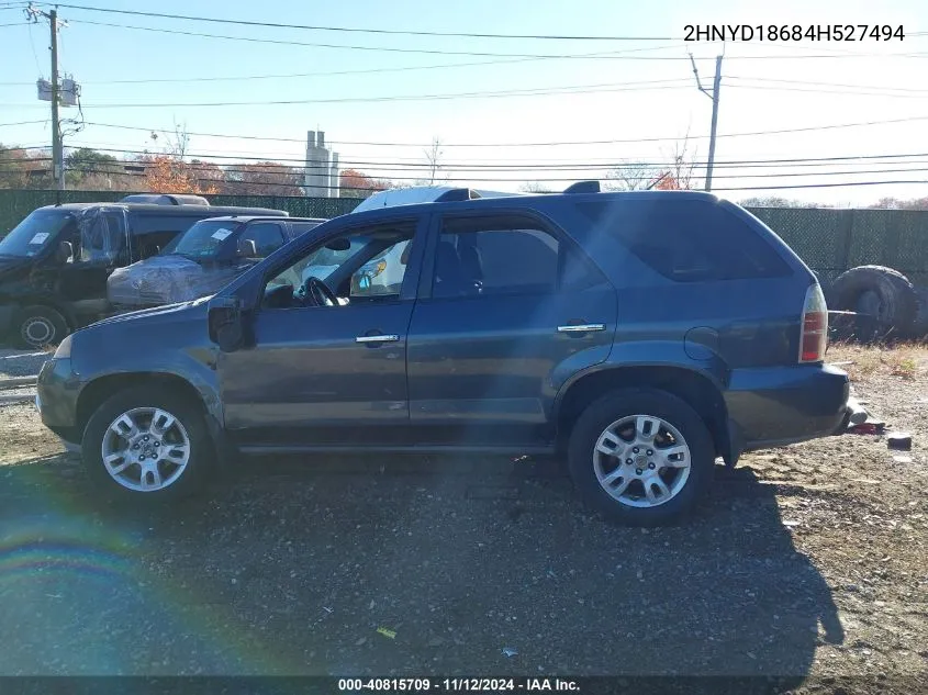 2004 Acura Mdx VIN: 2HNYD18684H527494 Lot: 40815709