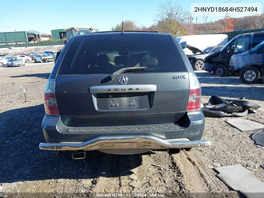 2004 Acura Mdx VIN: 2HNYD18684H527494 Lot: 40815709