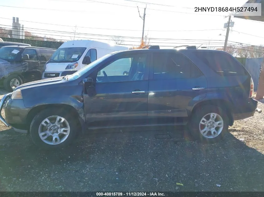 2004 Acura Mdx VIN: 2HNYD18684H527494 Lot: 40815709