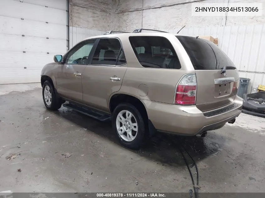 2004 Acura Mdx VIN: 2HNYD18834H513066 Lot: 40819378