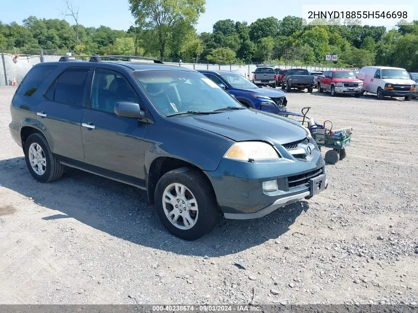 2005 Acura Mdx VIN: 2HNYD18855H546698 Lot: 40238674