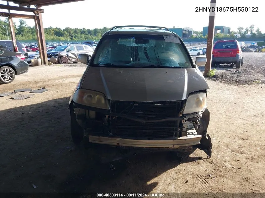 2HNYD18675H550122 2005 Acura Mdx Touring