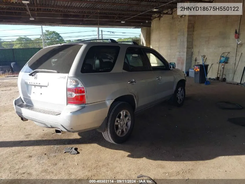 2HNYD18675H550122 2005 Acura Mdx Touring