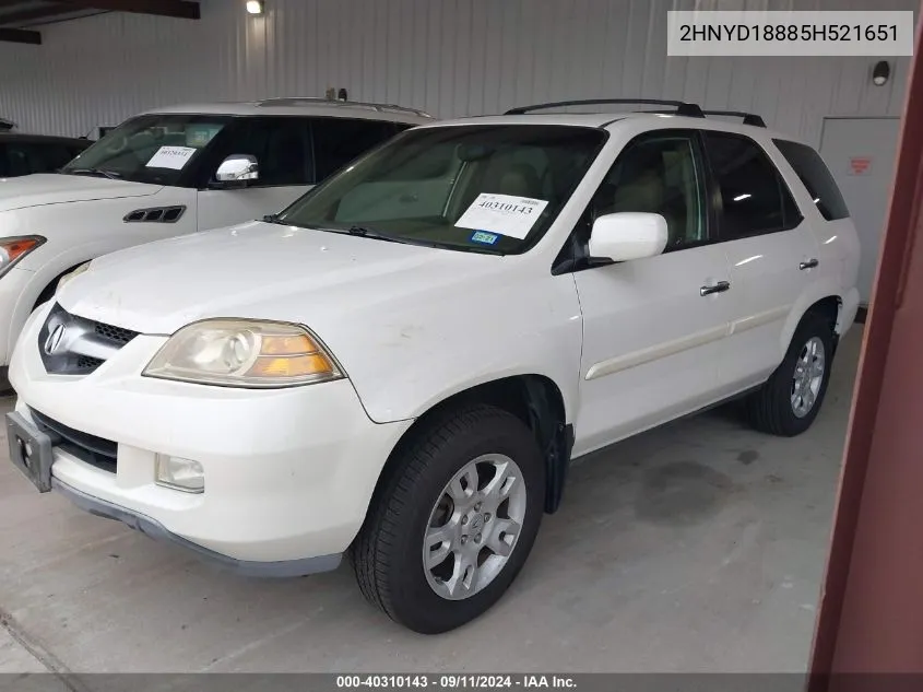 2HNYD18885H521651 2005 Acura Mdx Touring