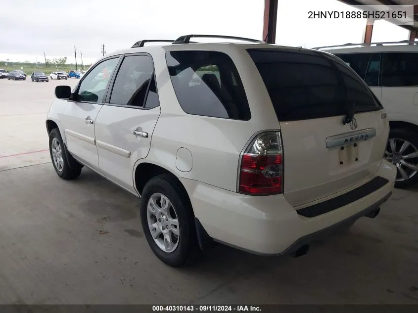 2HNYD18885H521651 2005 Acura Mdx Touring