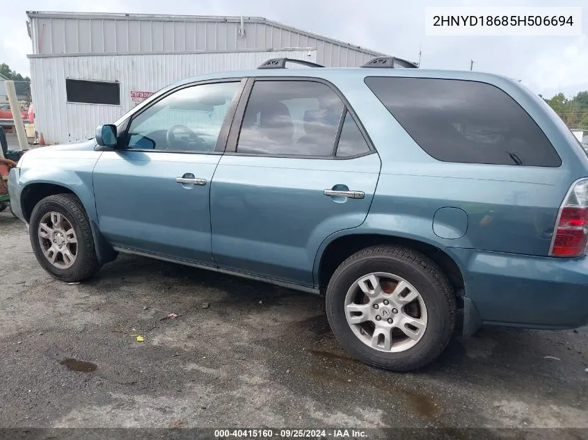 2005 Acura Mdx VIN: 2HNYD18685H506694 Lot: 40415160