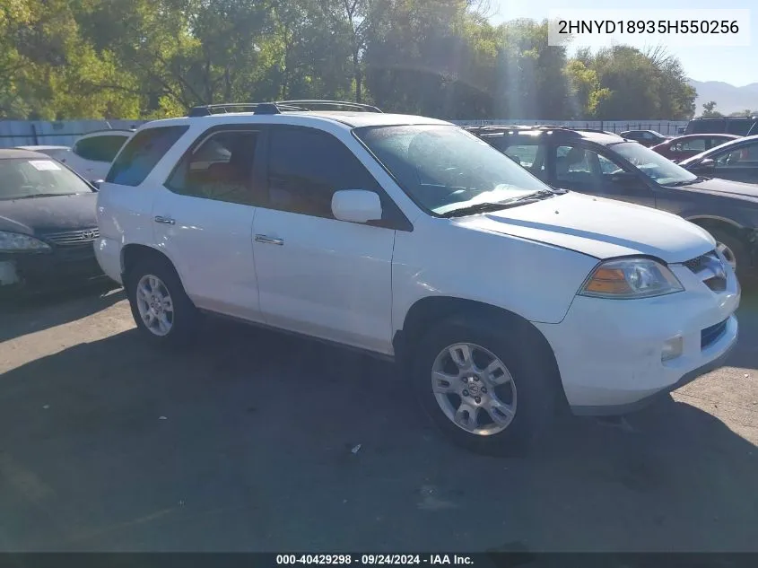 2005 Acura Mdx VIN: 2HNYD18935H550256 Lot: 40429298