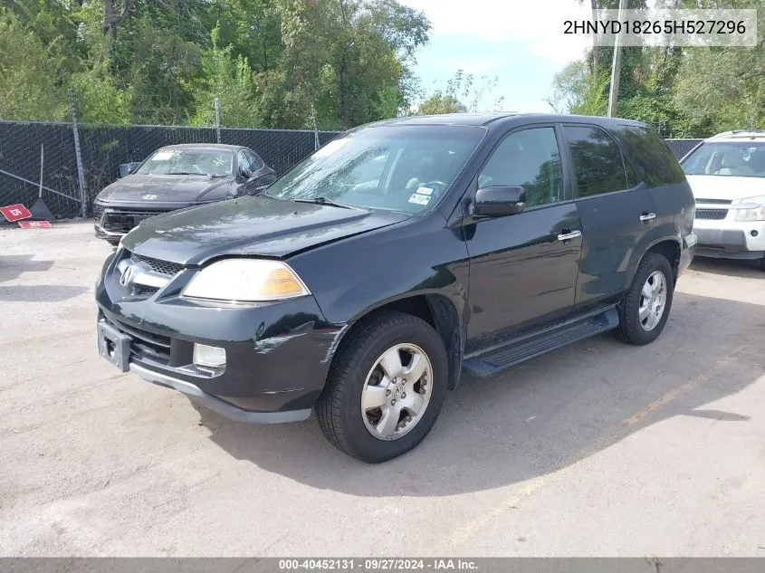 2005 Acura Mdx VIN: 2HNYD18265H527296 Lot: 40452131