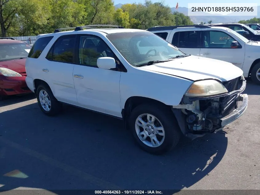 2005 Acura Mdx VIN: 2HNYD18855H539766 Lot: 40564263