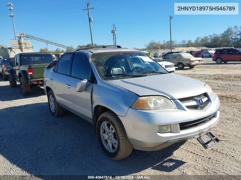 2005 Acura Mdx VIN: 2HNYD18975H546789 Lot: 40647614