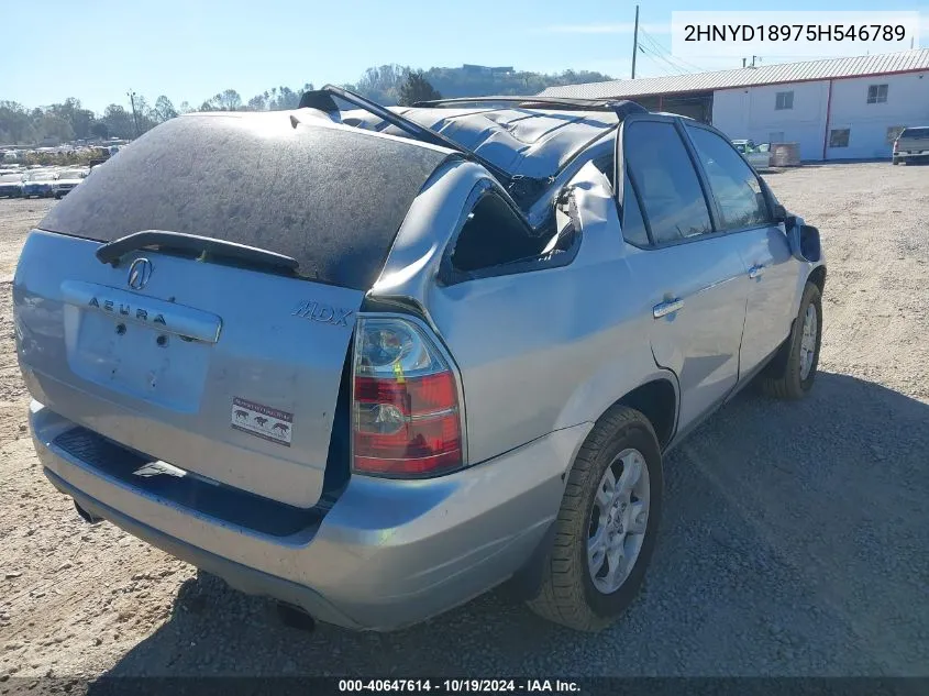 2005 Acura Mdx VIN: 2HNYD18975H546789 Lot: 40647614