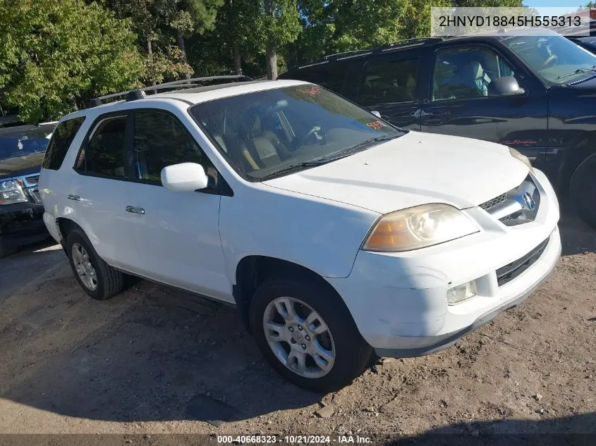 2005 Acura Mdx VIN: 2HNYD18845H555313 Lot: 40668323