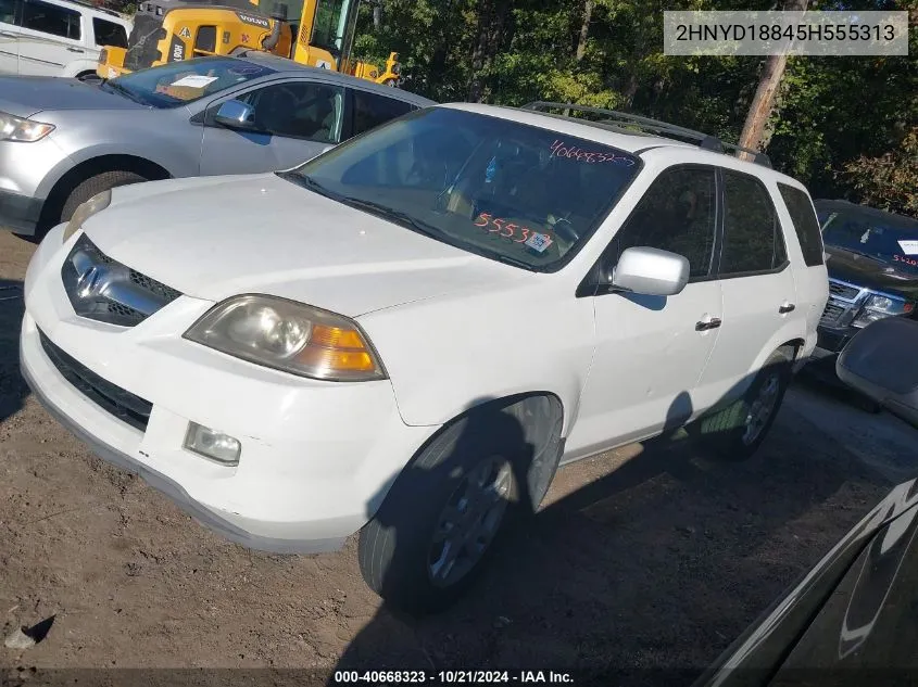 2005 Acura Mdx VIN: 2HNYD18845H555313 Lot: 40668323