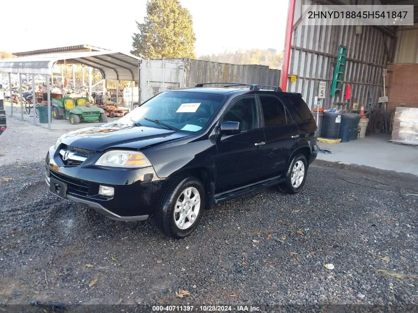 2005 Acura Mdx VIN: 2HNYD18845H541847 Lot: 40711397