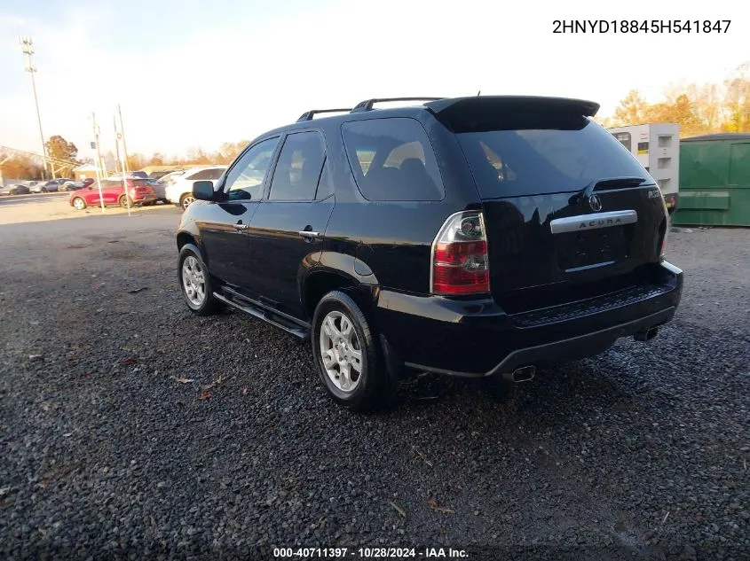 2005 Acura Mdx VIN: 2HNYD18845H541847 Lot: 40711397