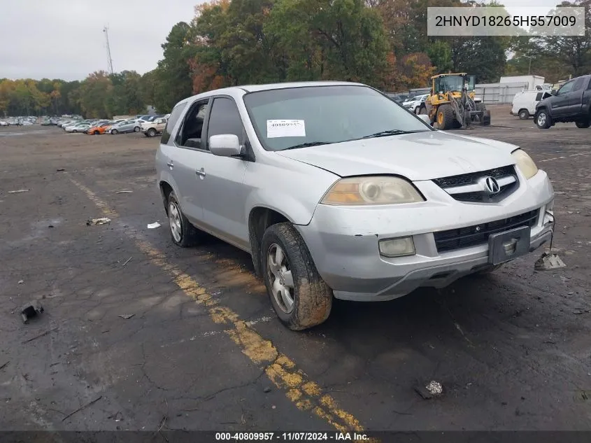 2005 Acura Mdx VIN: 2HNYD18265H557009 Lot: 40809957