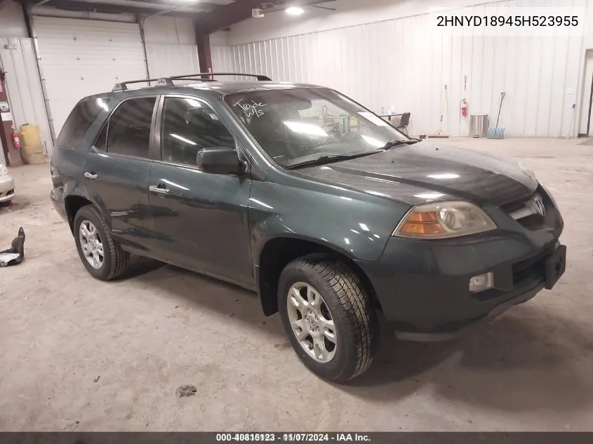 2005 Acura Mdx VIN: 2HNYD18945H523955 Lot: 40815123