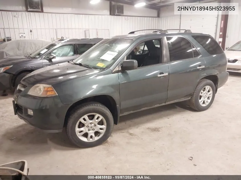 2005 Acura Mdx VIN: 2HNYD18945H523955 Lot: 40815123