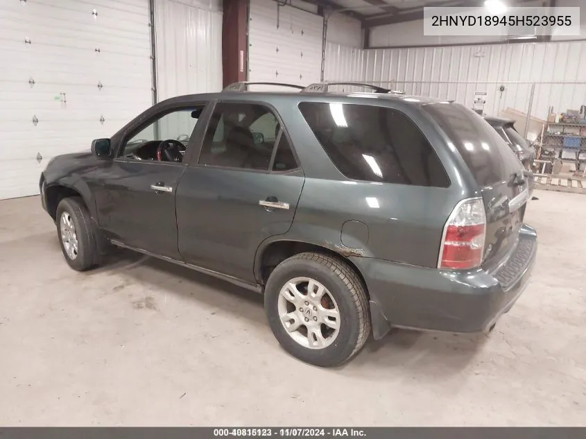 2005 Acura Mdx VIN: 2HNYD18945H523955 Lot: 40815123