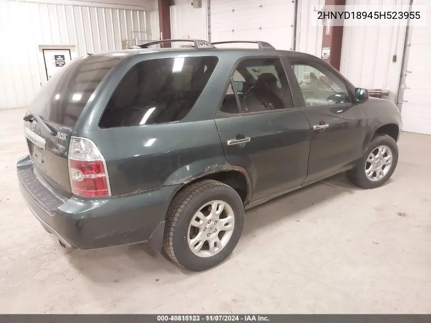 2005 Acura Mdx VIN: 2HNYD18945H523955 Lot: 40815123