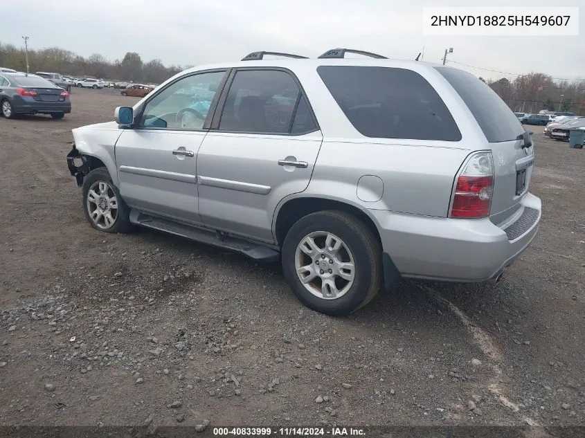 2005 Acura Mdx VIN: 2HNYD18825H549607 Lot: 40833999